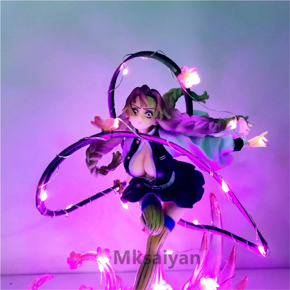 21cm Demon Slayer Mitsuri Kanroji LED Action Figure