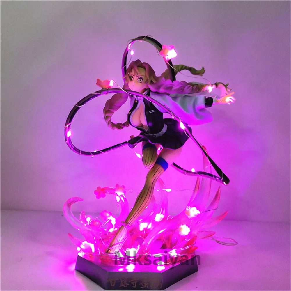 21cm Demon Slayer Mitsuri Kanroji LED Action Figure