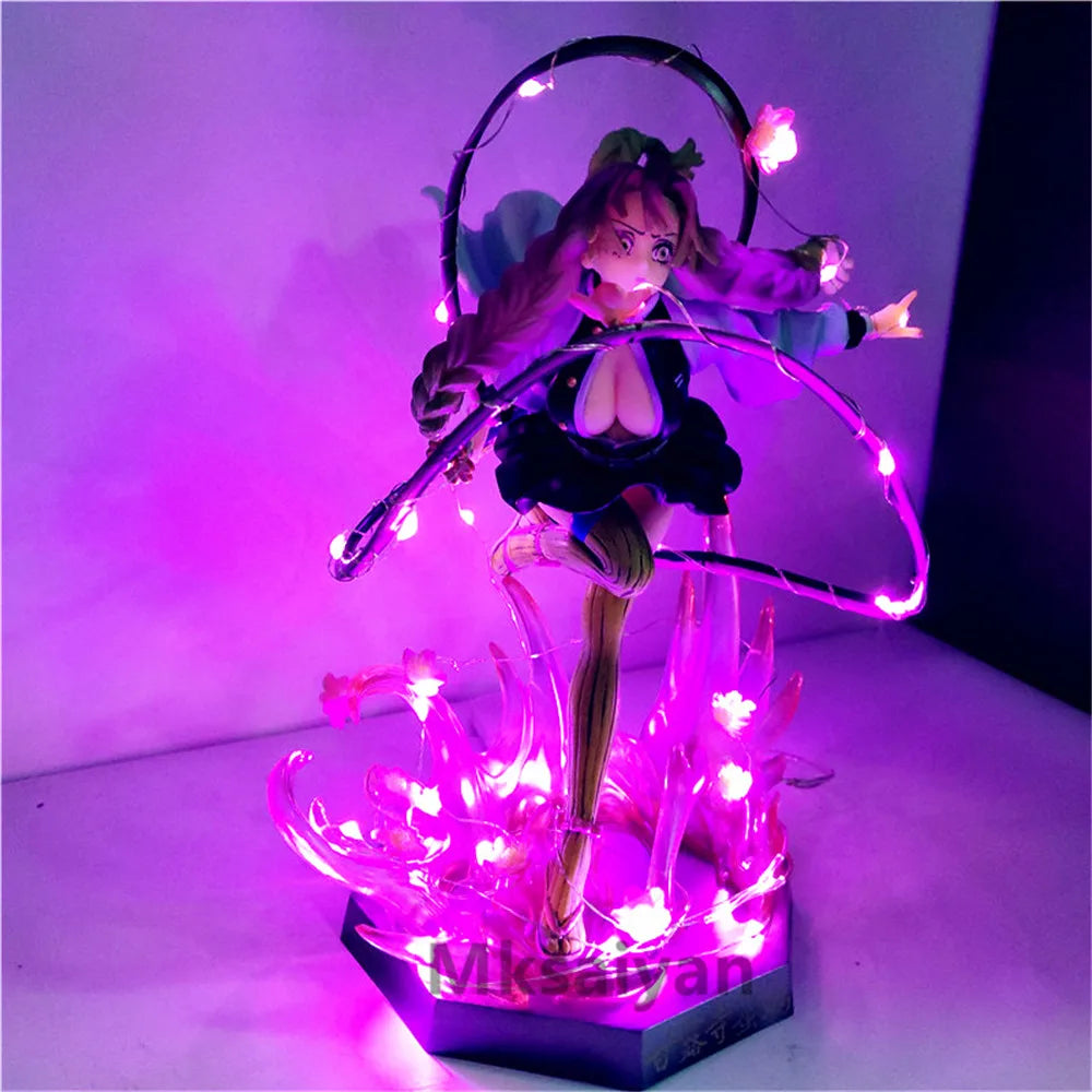 21cm Demon Slayer Mitsuri Kanroji LED Action Figure