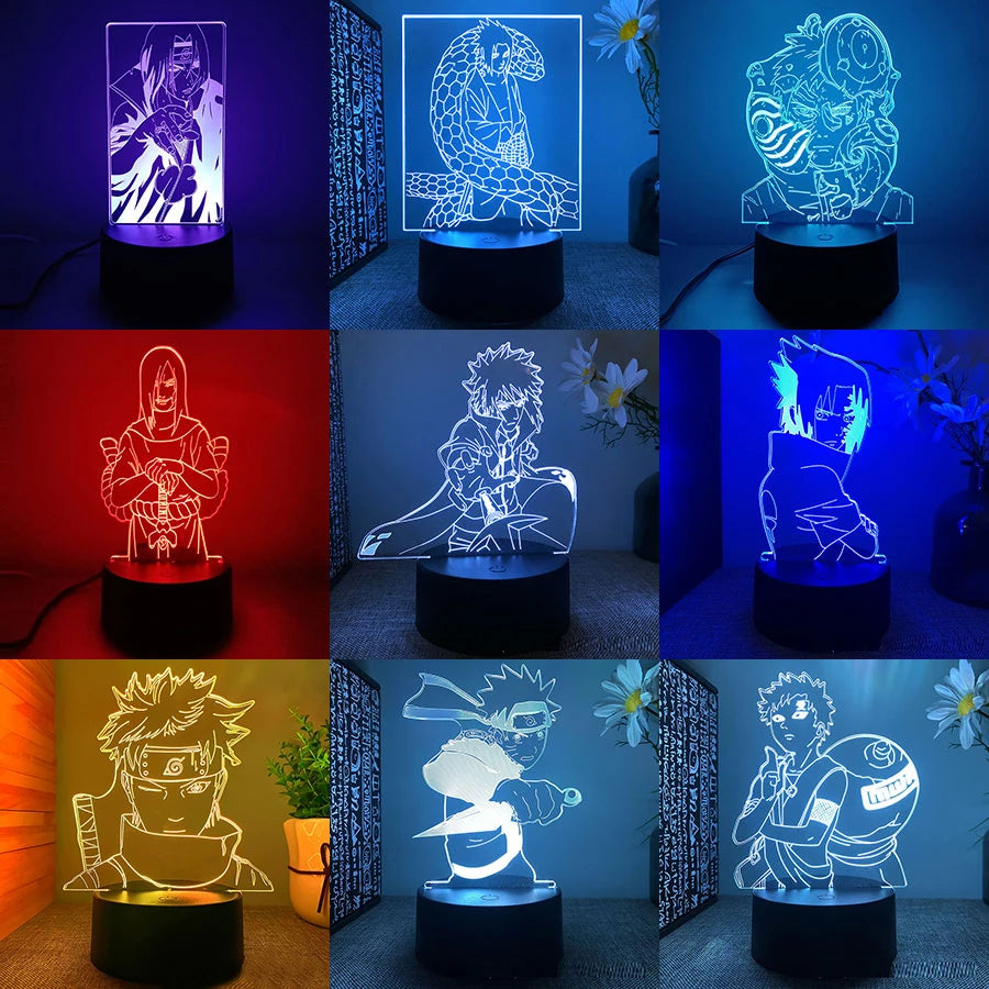 Naruto LED Night Light Figures