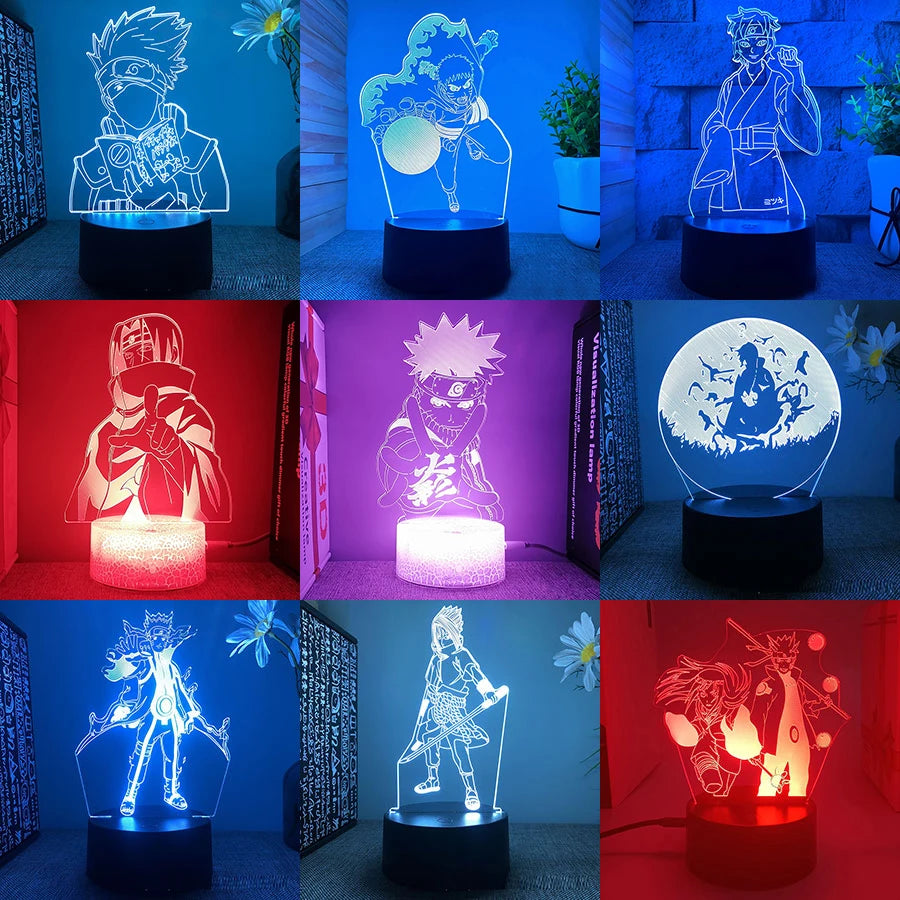 Naruto LED Night Light Figures