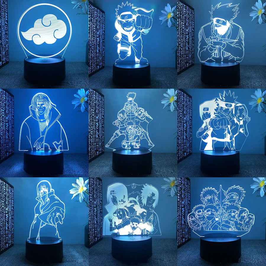 Naruto LED Night Light Figures