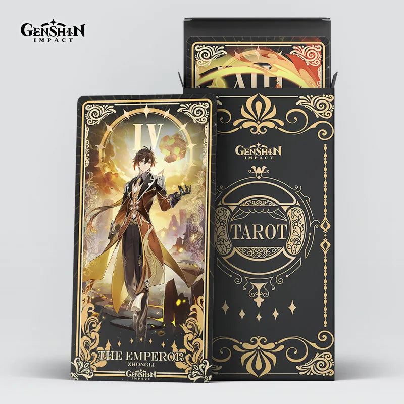 22pcs Genshin Impact Tarot Card Set