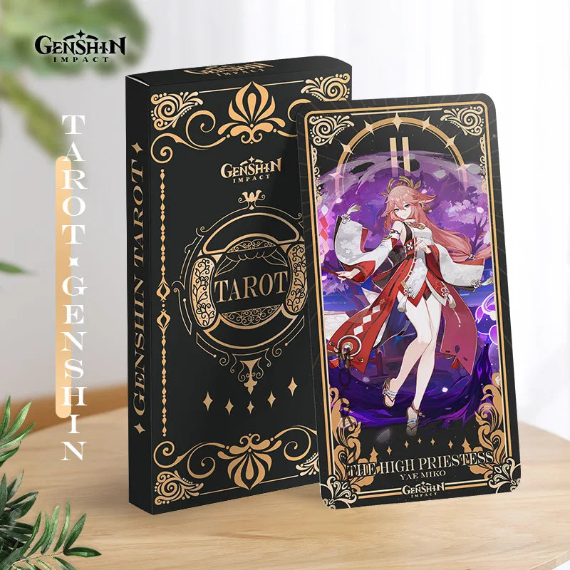 22pcs Genshin Impact Tarot Card Set