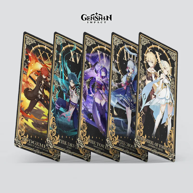 22pcs Genshin Impact Tarot Card Set