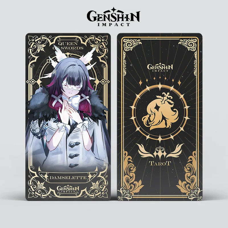 56pcs Genshin Impact Tarot Card Deck