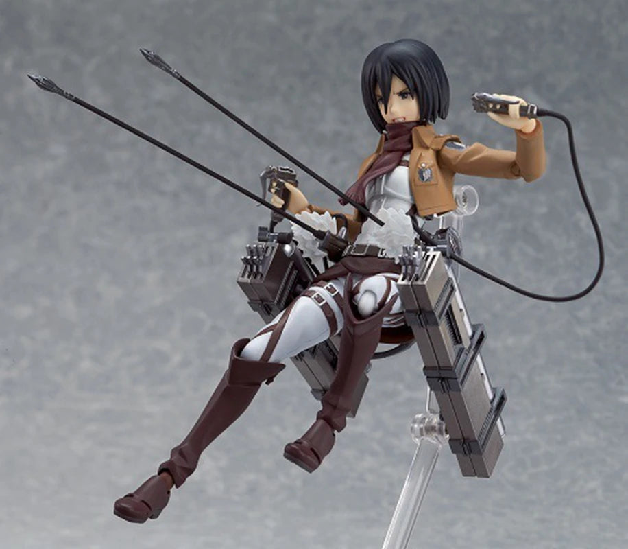 19cm Attack On Titan Mikasa Figure