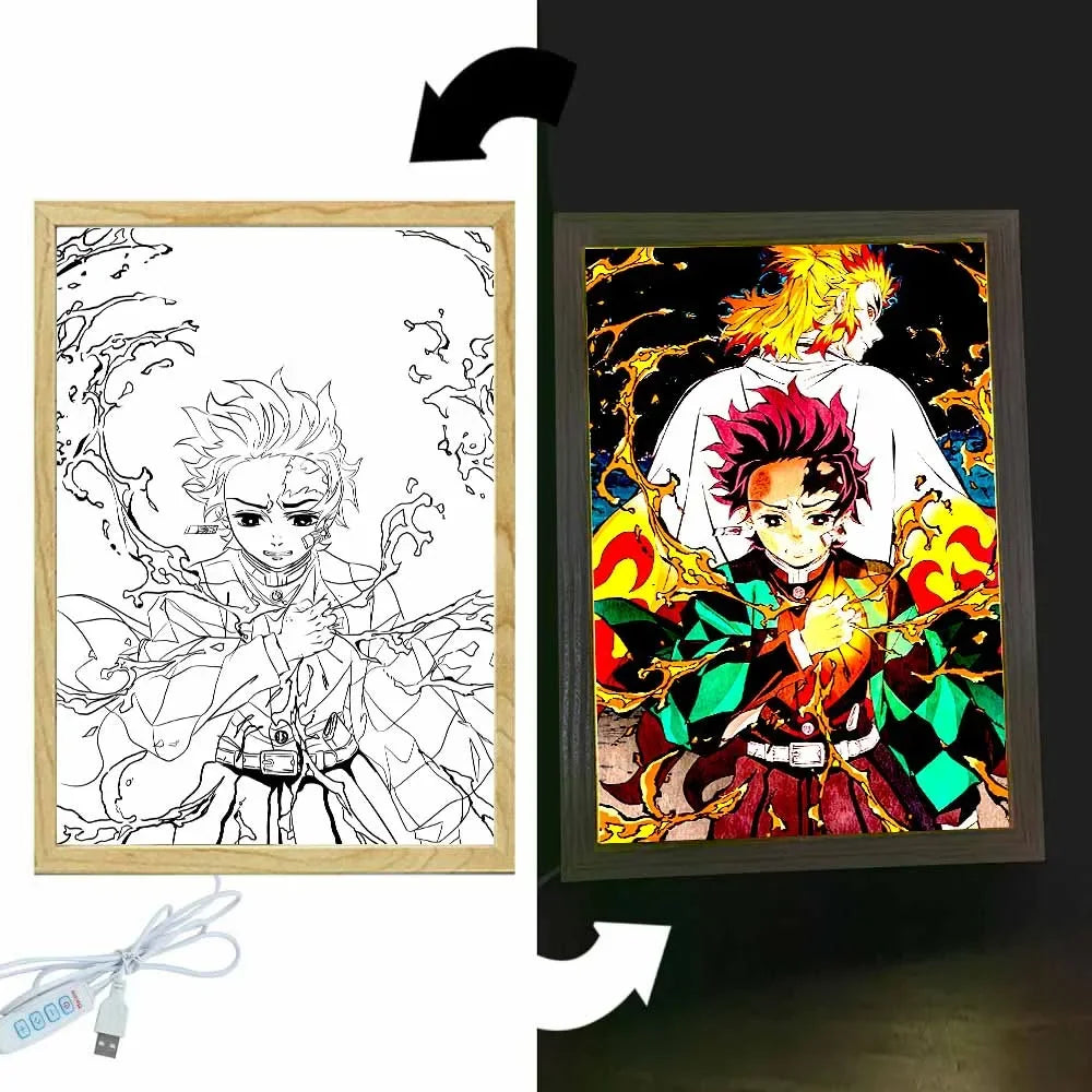 Demon Slayer Tanjirou LED Lamp