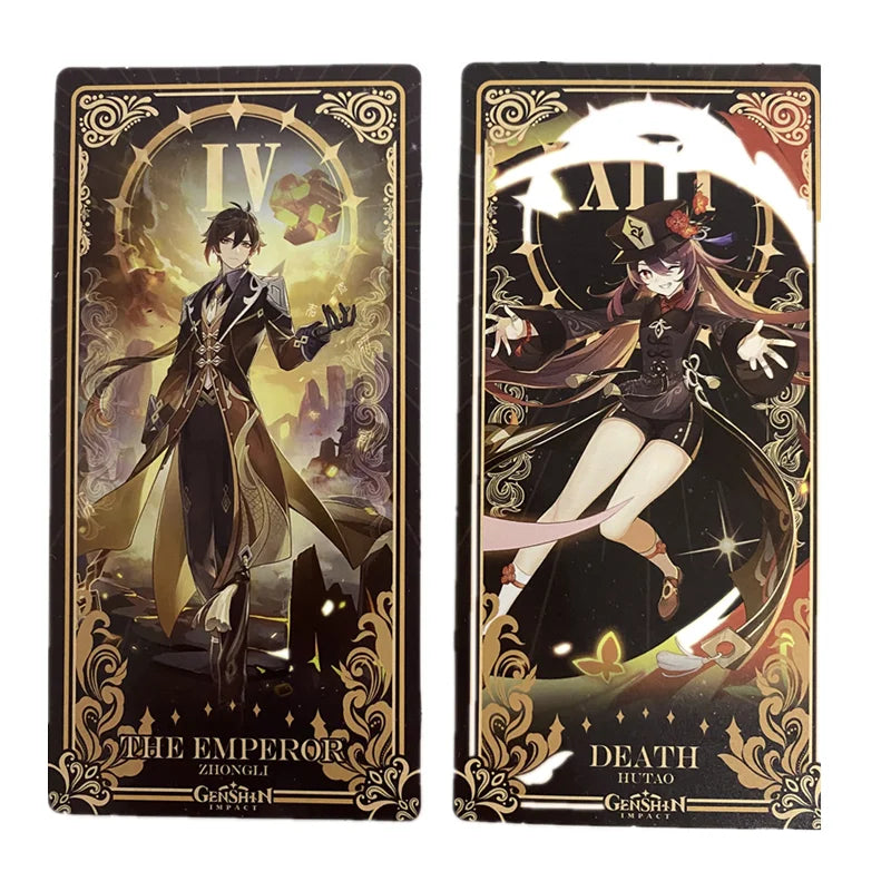 22pcs Genshin Impact Tarot Card Set