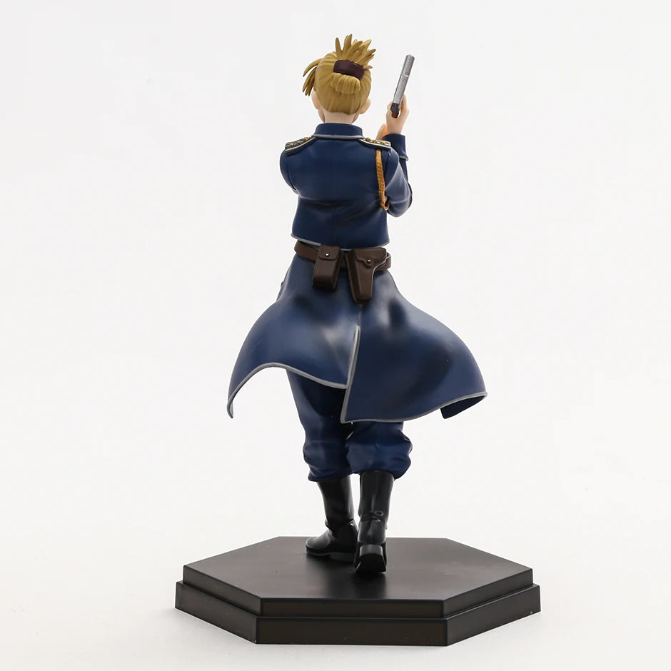 17cm Fullmetal Alchemist Roy Mustang And Riza Hawkeye Figures