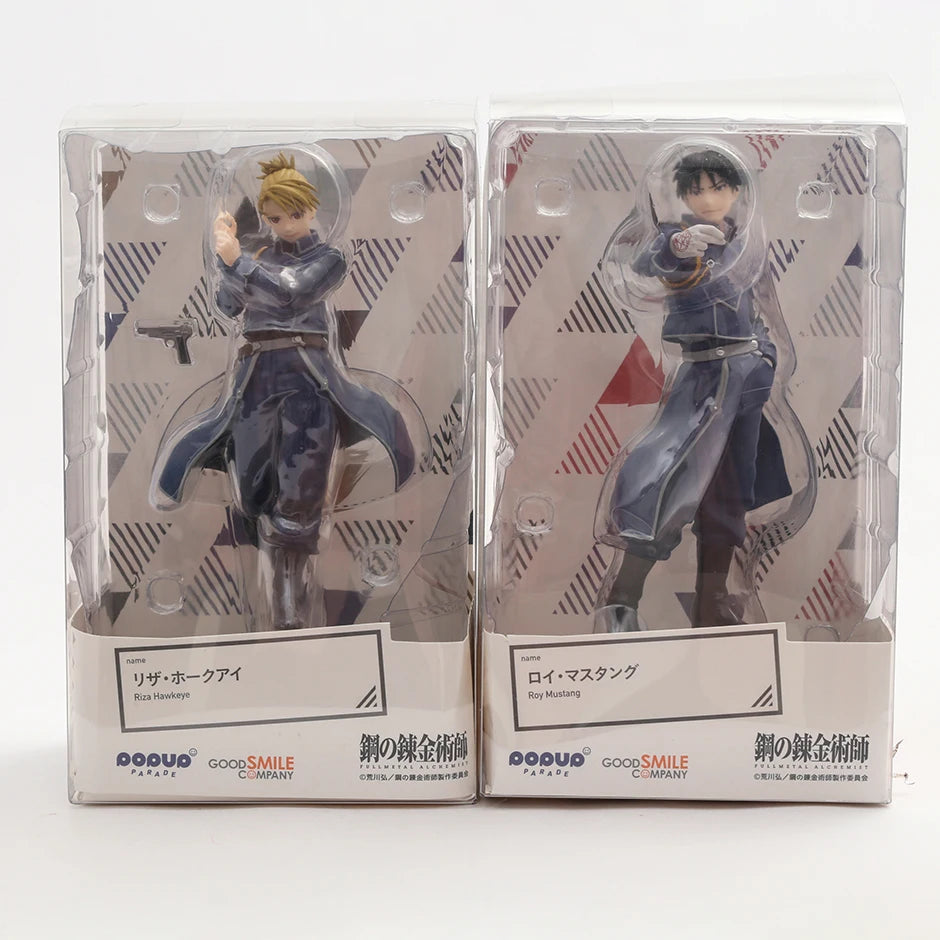 17cm Fullmetal Alchemist Roy Mustang And Riza Hawkeye Figures