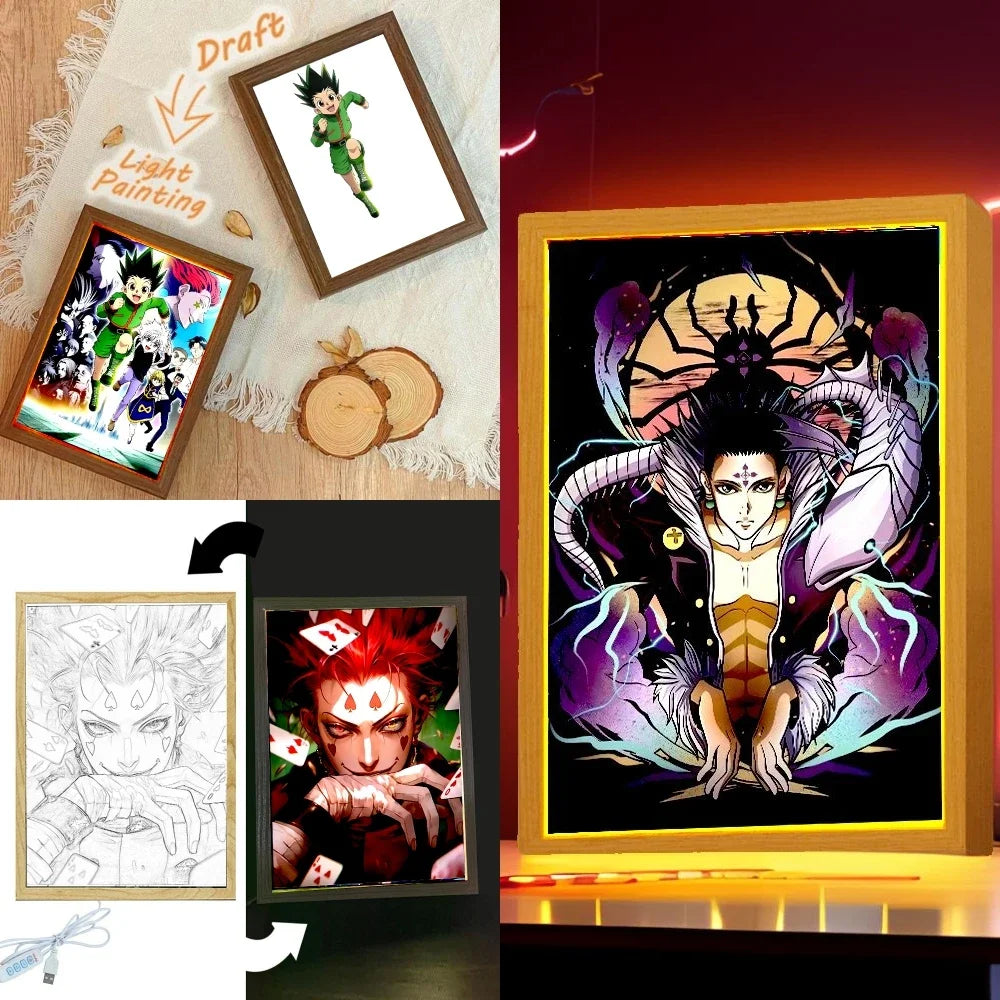 Hunter×Hunter Light Painting Photo Frame