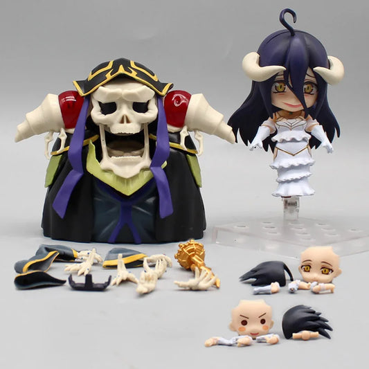 Overlord Albedo and Ainz Ooal Gown Figures 10cm