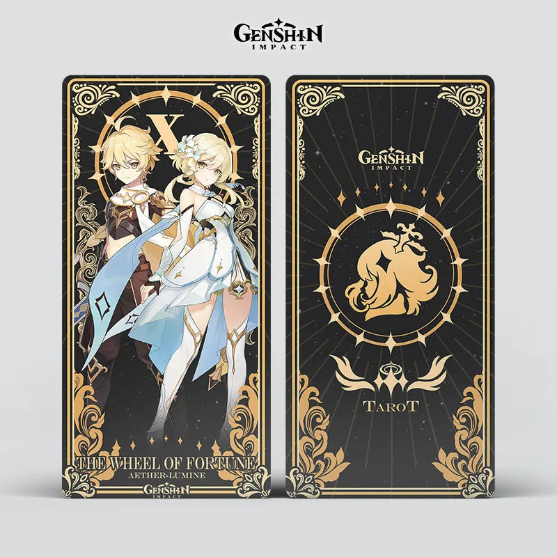 22pcs Genshin Impact Tarot Card Set