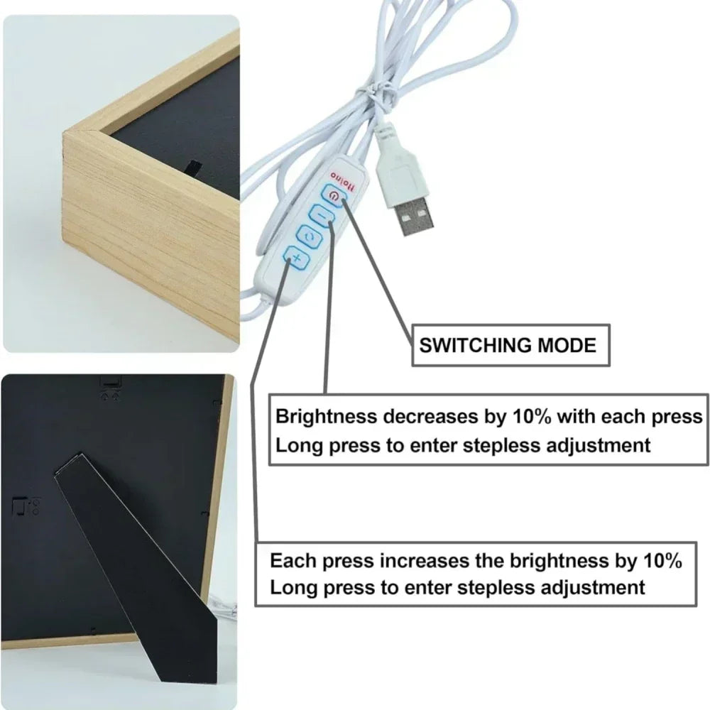 Hunter×Hunter Light Painting Photo Frame