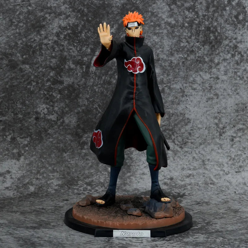 27cm Naruto Anime Akatsuki Pain Battle Ver. Action Figure