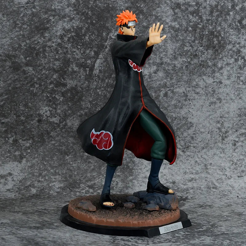 27cm Naruto Anime Akatsuki Pain Battle Ver. Action Figure