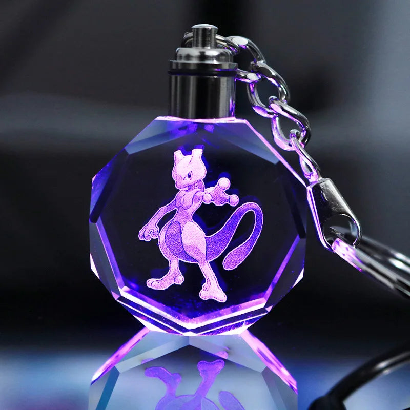 Pokemon Crystal Luminous Keychain Set