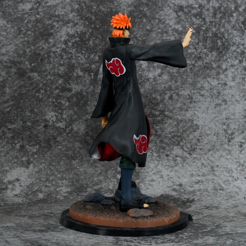 27cm Naruto Anime Akatsuki Pain Battle Ver. Action Figure