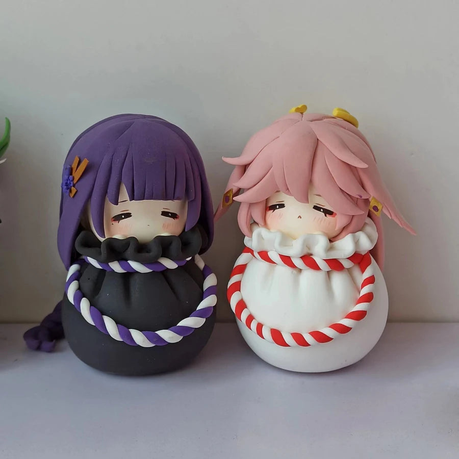 7-8cm Genshin Impact Handmade Figures