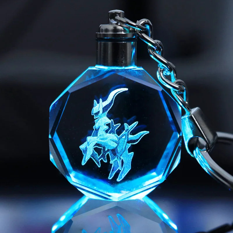 Pokemon Crystal Luminous Keychain Set