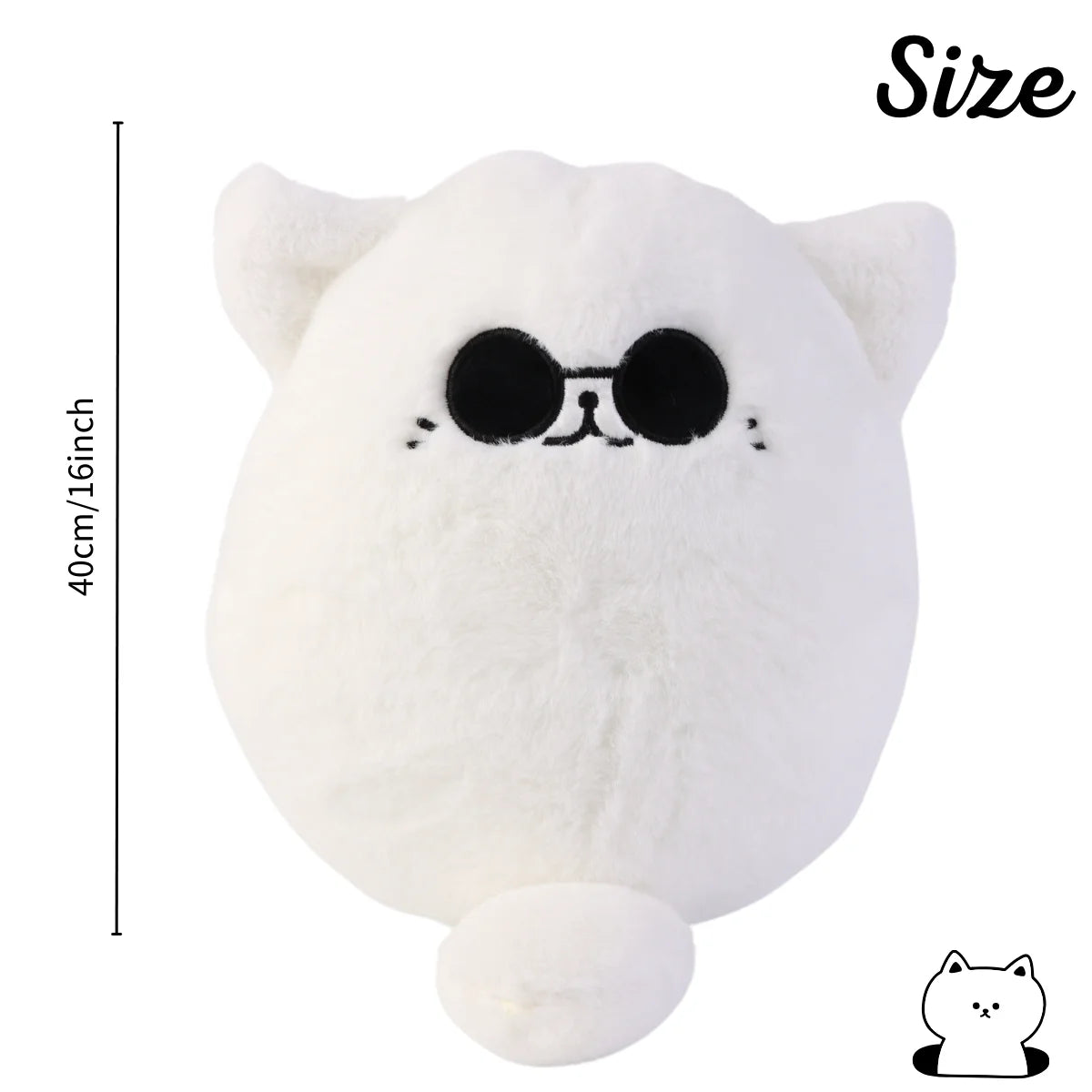 32cm Soft Gojo Cat Plush Pillow
