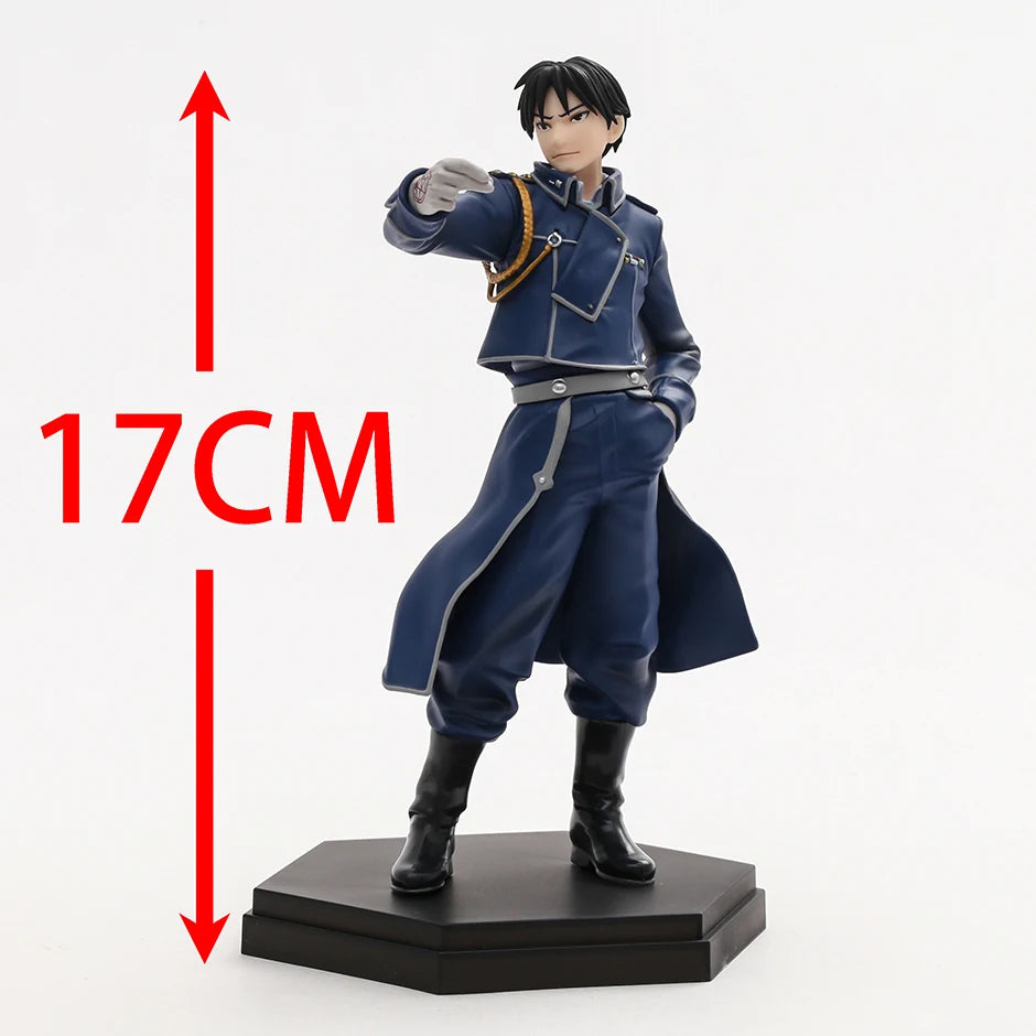 17cm Fullmetal Alchemist Roy Mustang And Riza Hawkeye Figures