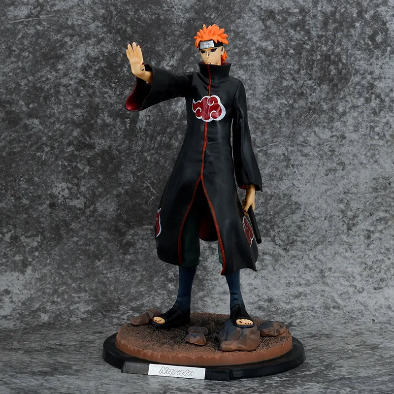 27cm Naruto Anime Akatsuki Pain Battle Ver. Action Figure
