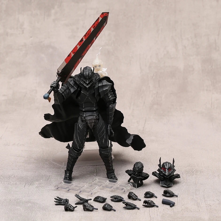 17cm Berserk Guts Black Swordsman Figure